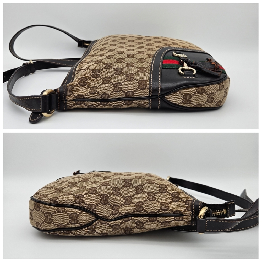 Authentic Gucci GG Shelly Horsebit #4334M - Picture 6 of 10